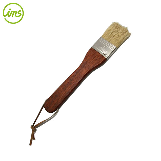 11 inch bbq basting brush with wooden handle | natural bristle grill brush